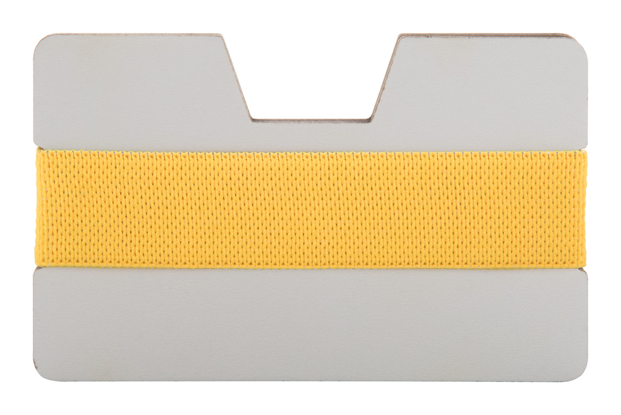 Portacarte in legno con elastico - Vedano Olona