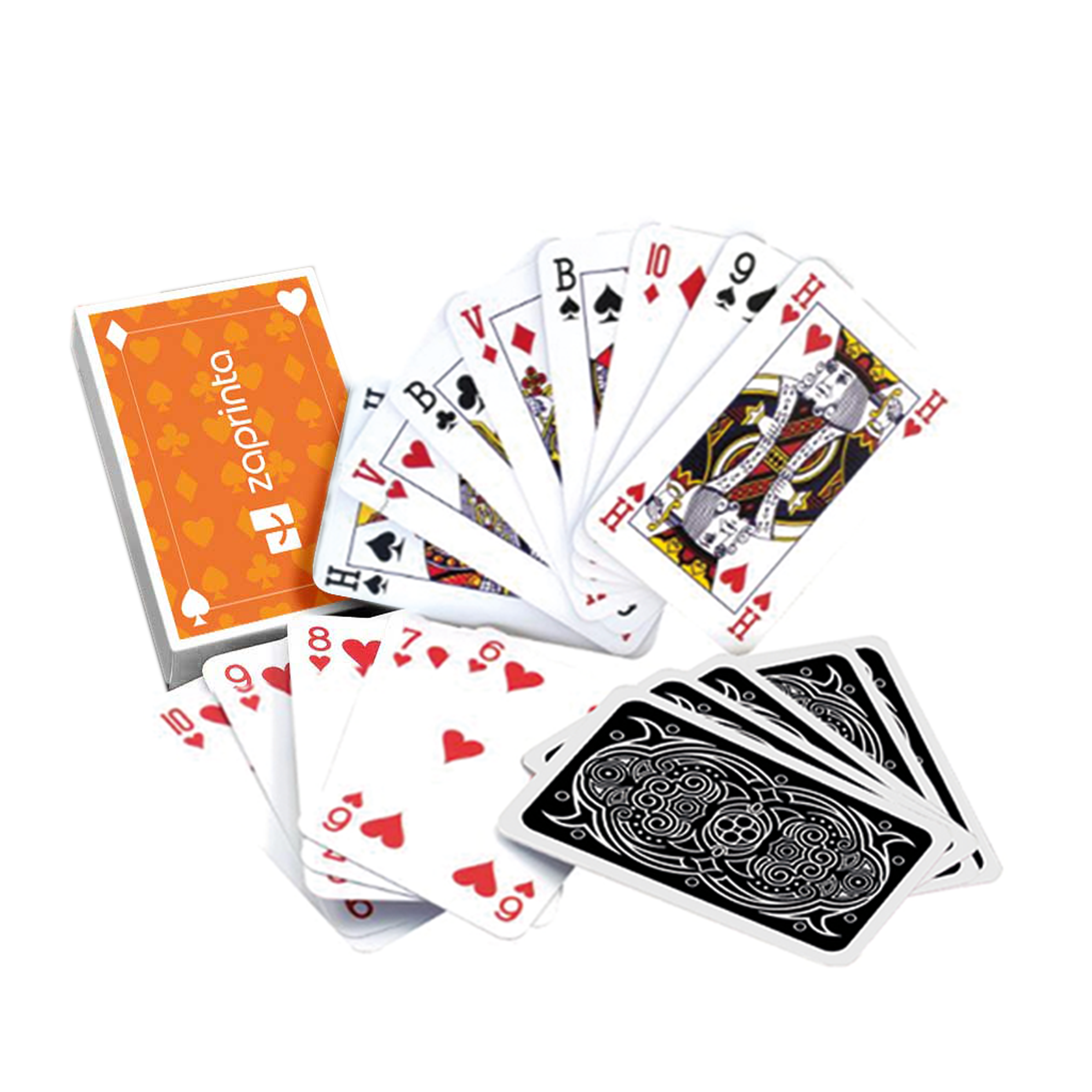 Carte da Gioco Personalizzate Bianco e Nero - Sannazzaro de’ Burgondi