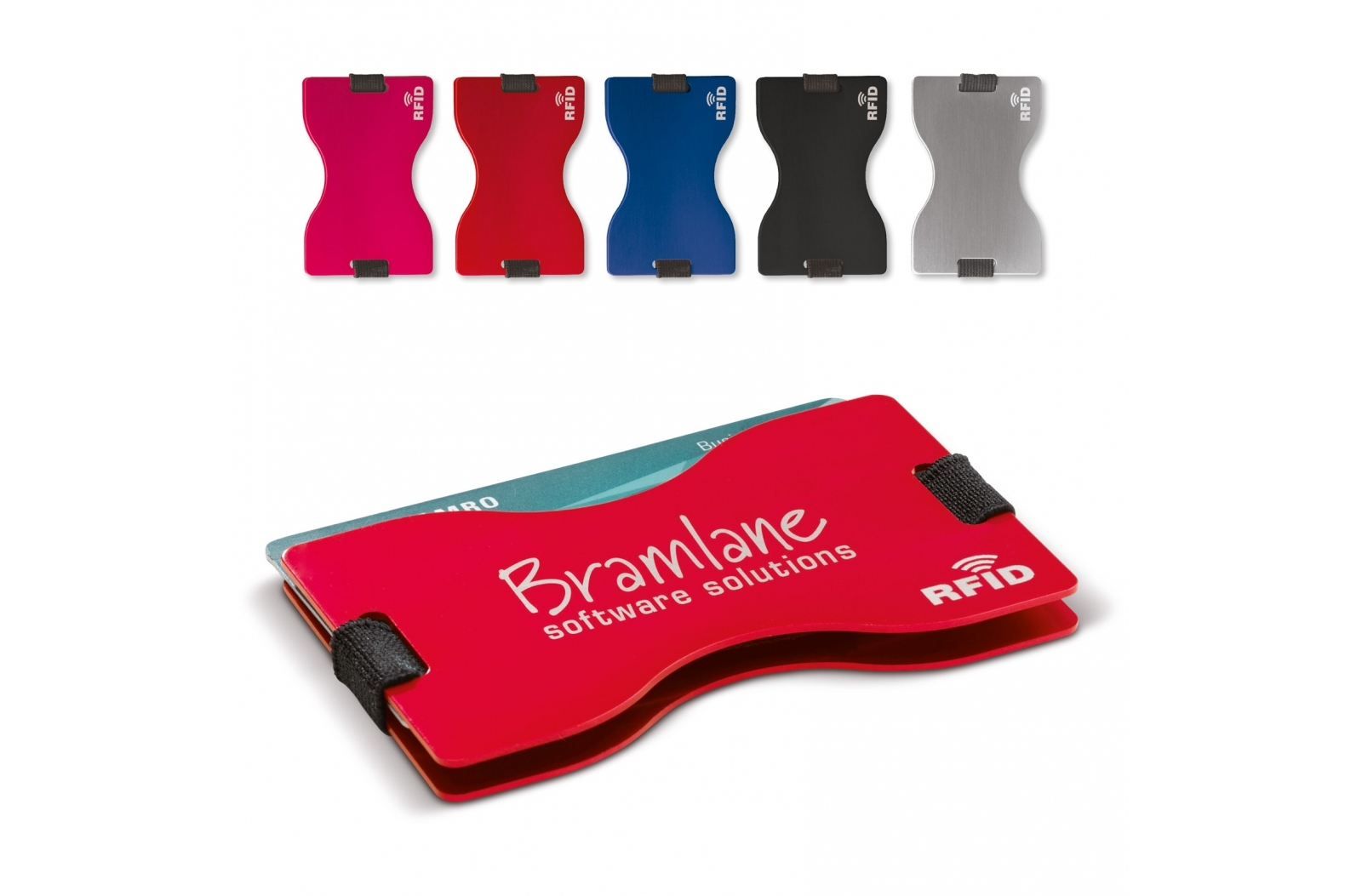 Porta Carte in Alluminio con Blocco RFID - Pieranica