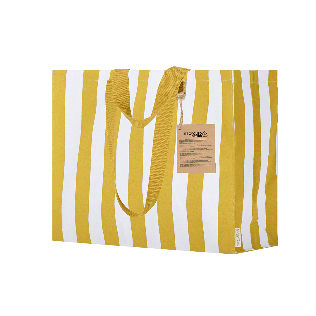 Borsa Stripe Verde - La Valletta Brianza stampato con logo