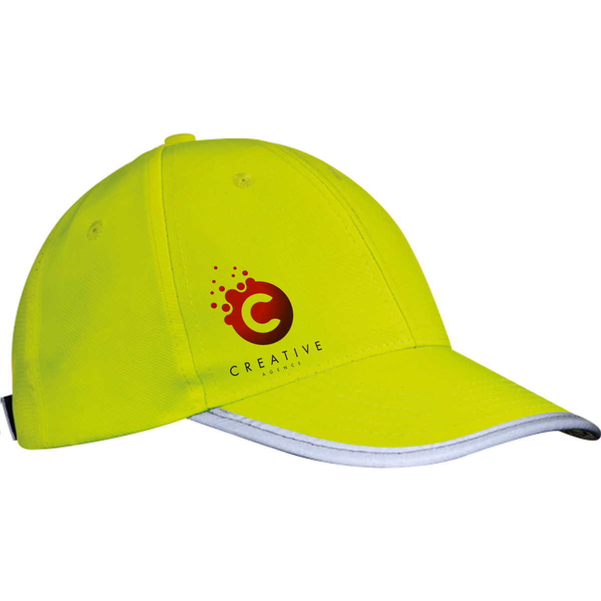 Cappello da baseball con logo riflettente -