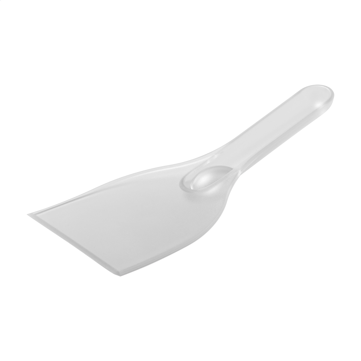 Raschietto per ghiaccio Dicex in plastica con logo, regalo invernale