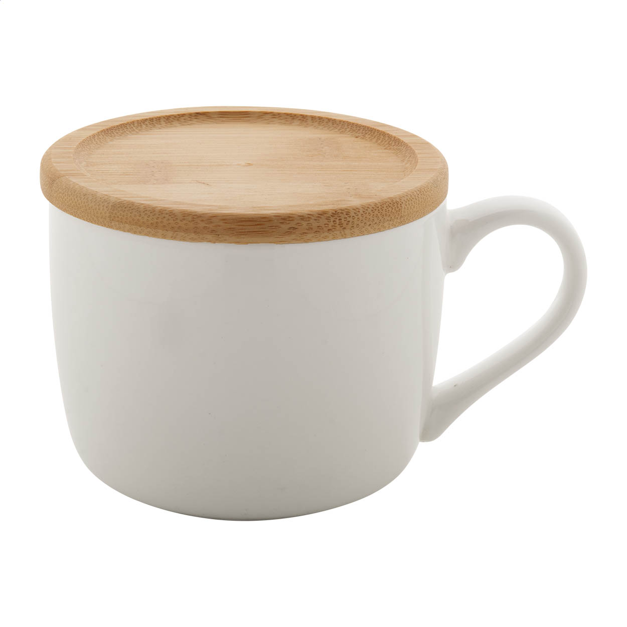 Tazza grande in porcellana bianca Athena personalizzata, 400 ml