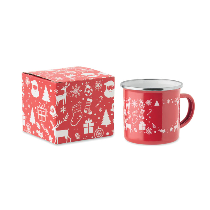 Tazza di Natale in Metallo - San Paolo d’Argon stampato con logo