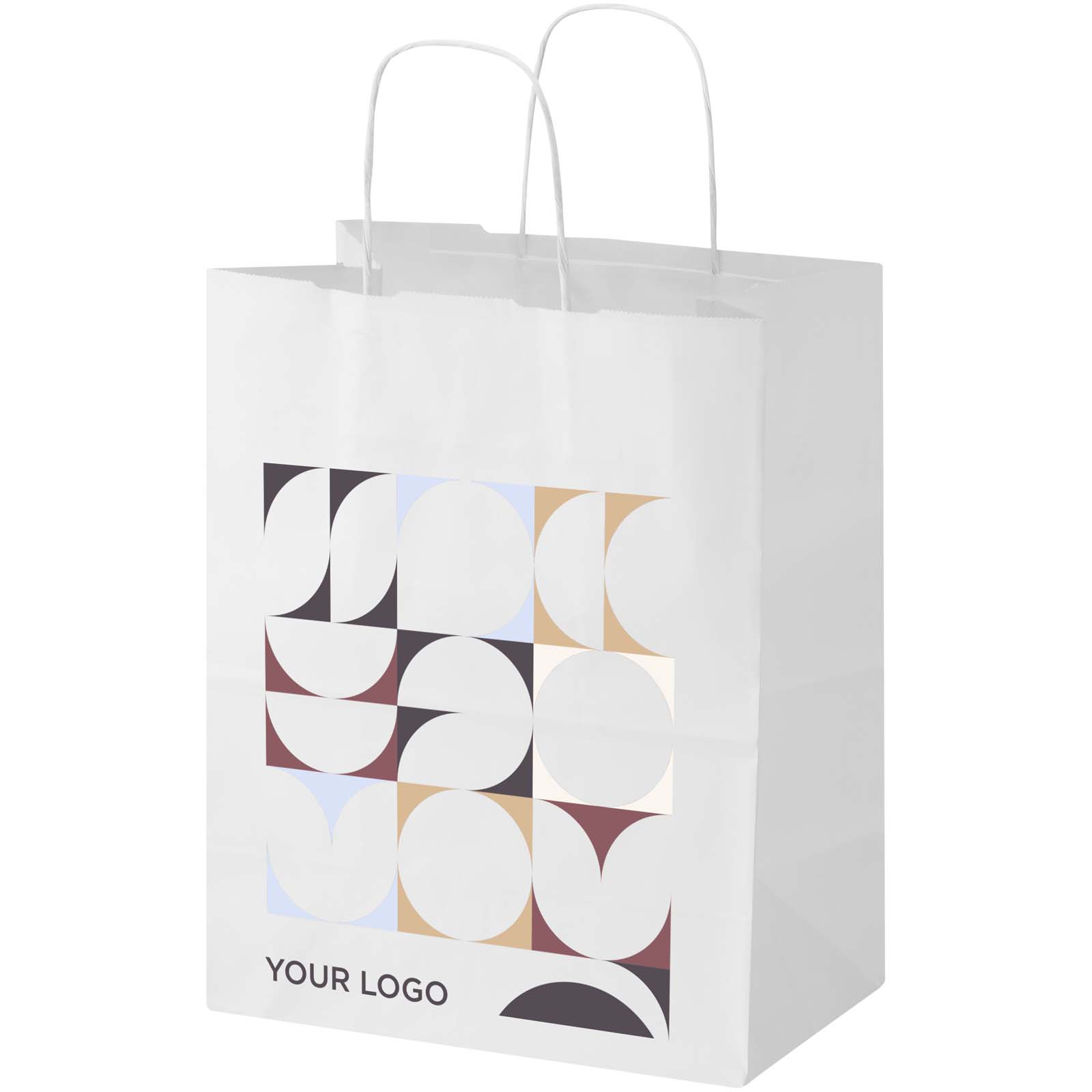 Borsa di Carta Eco Twisted Eleganza - Cocquio Trevisago stampato con logo
