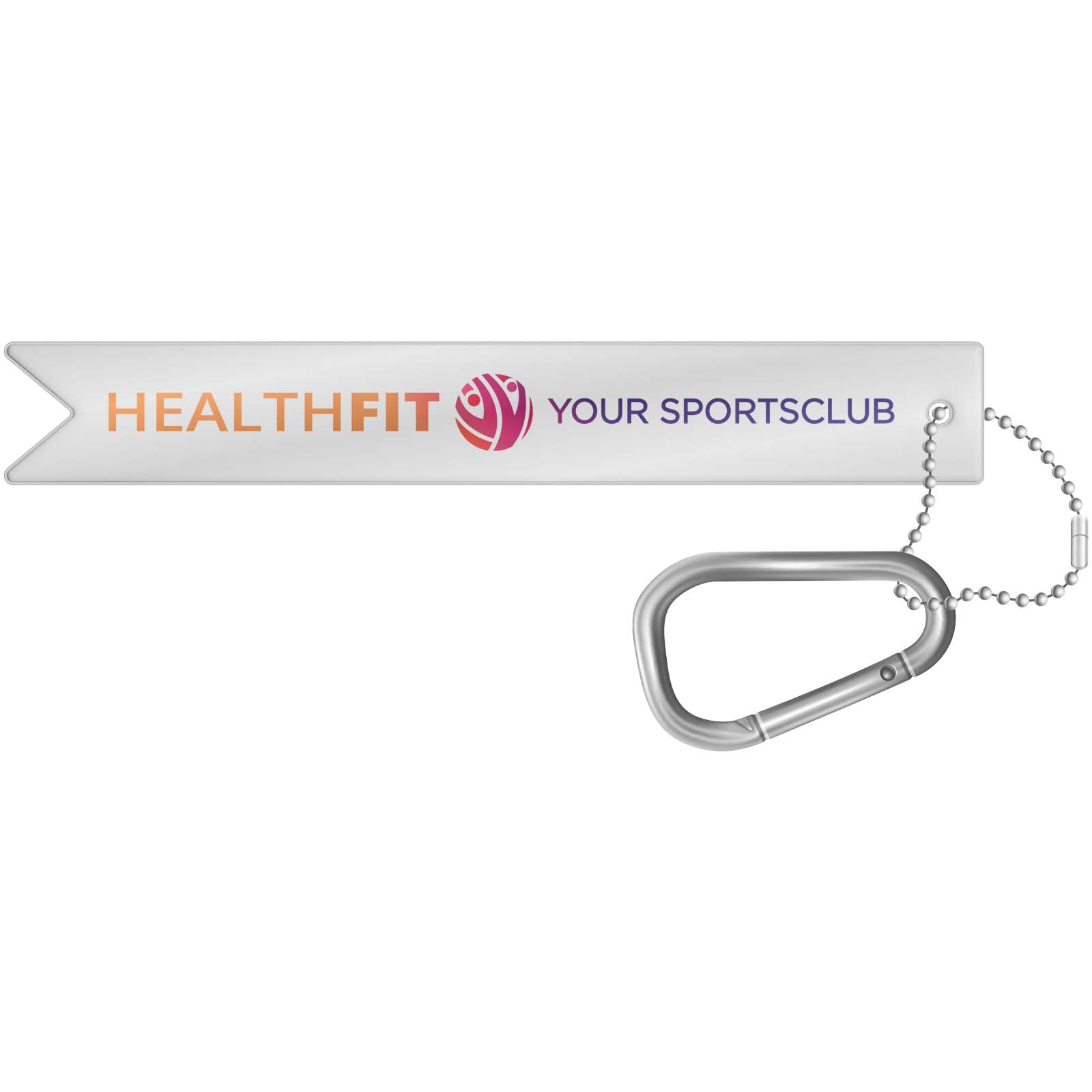 Gancio leggero catarifrangente con moschettone in PVC RFX™ H-9