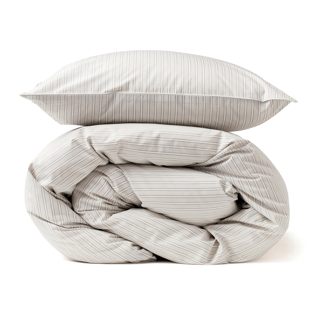 Set di Copripiumino in Cotone Tessuto Percale - Martinengo stampato con logo