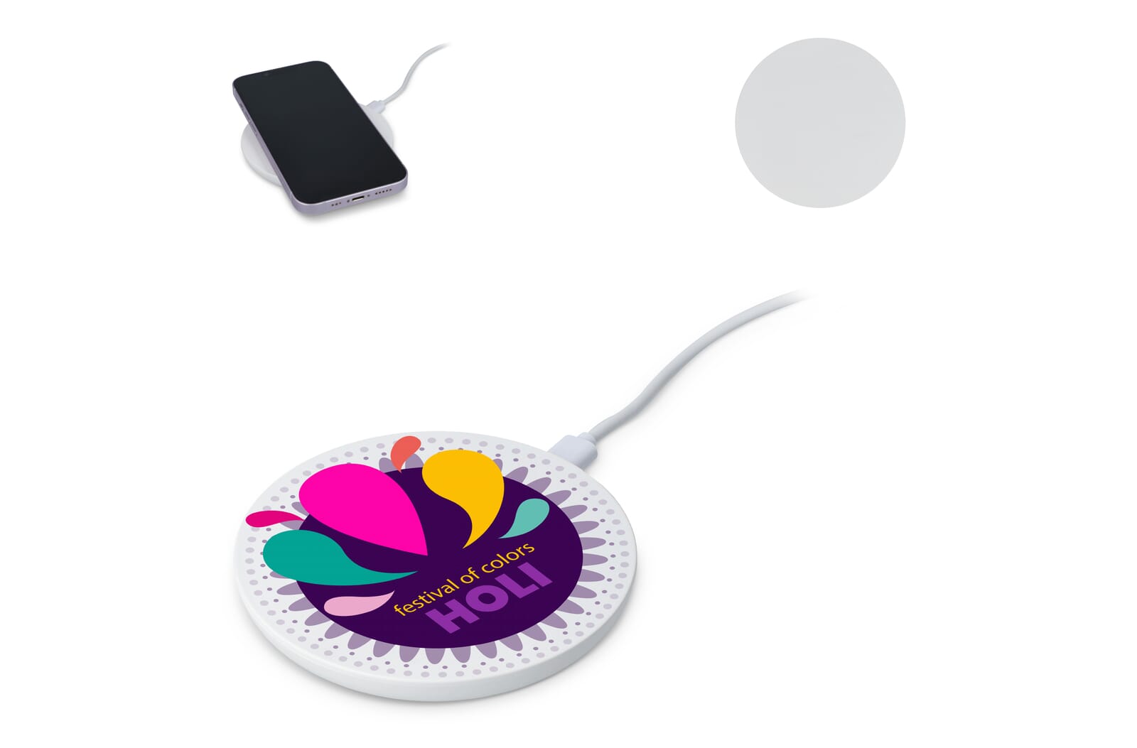 Caricatore Rapido Senza Fili 15W con Indicatore LED - Rodano