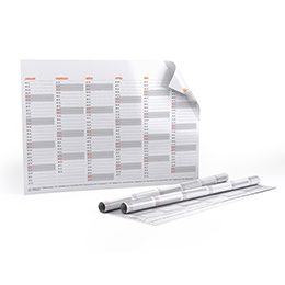 Planner annuali (stampa fronte-retro) - DIN A4 (21 x 29,7 cm)