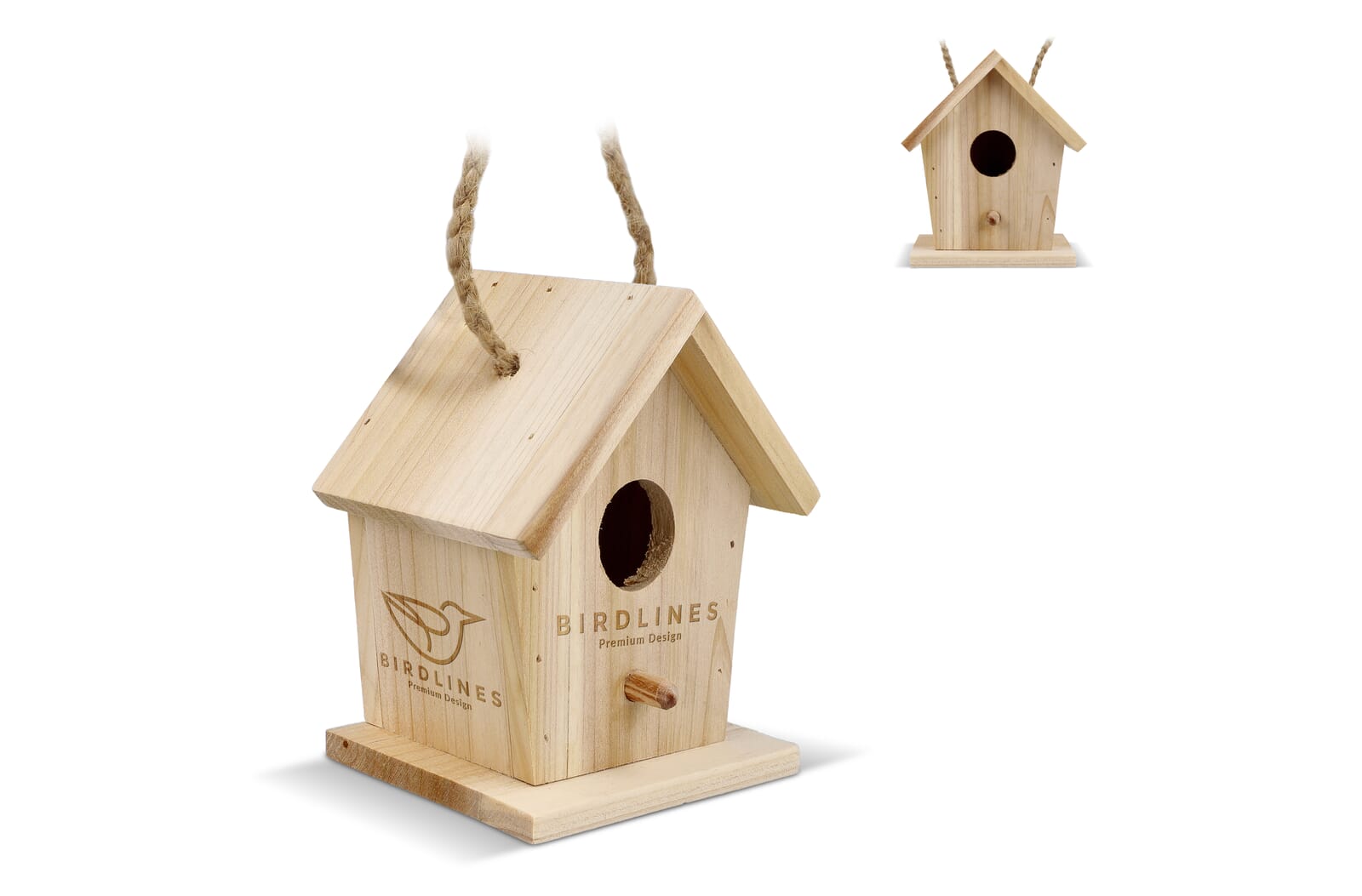 Piccola casetta per uccelli in legno FSC