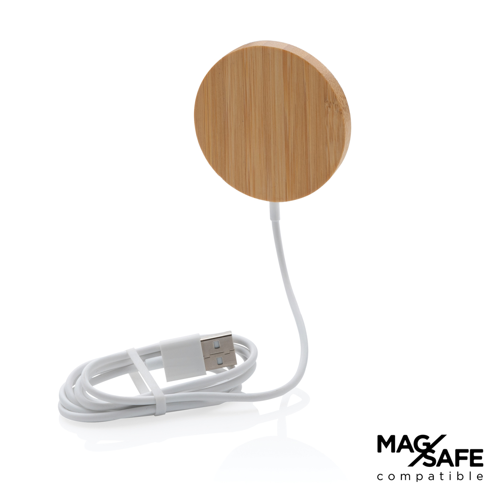 Caricatore wireless magnetico in bambù da 10 W Masmon