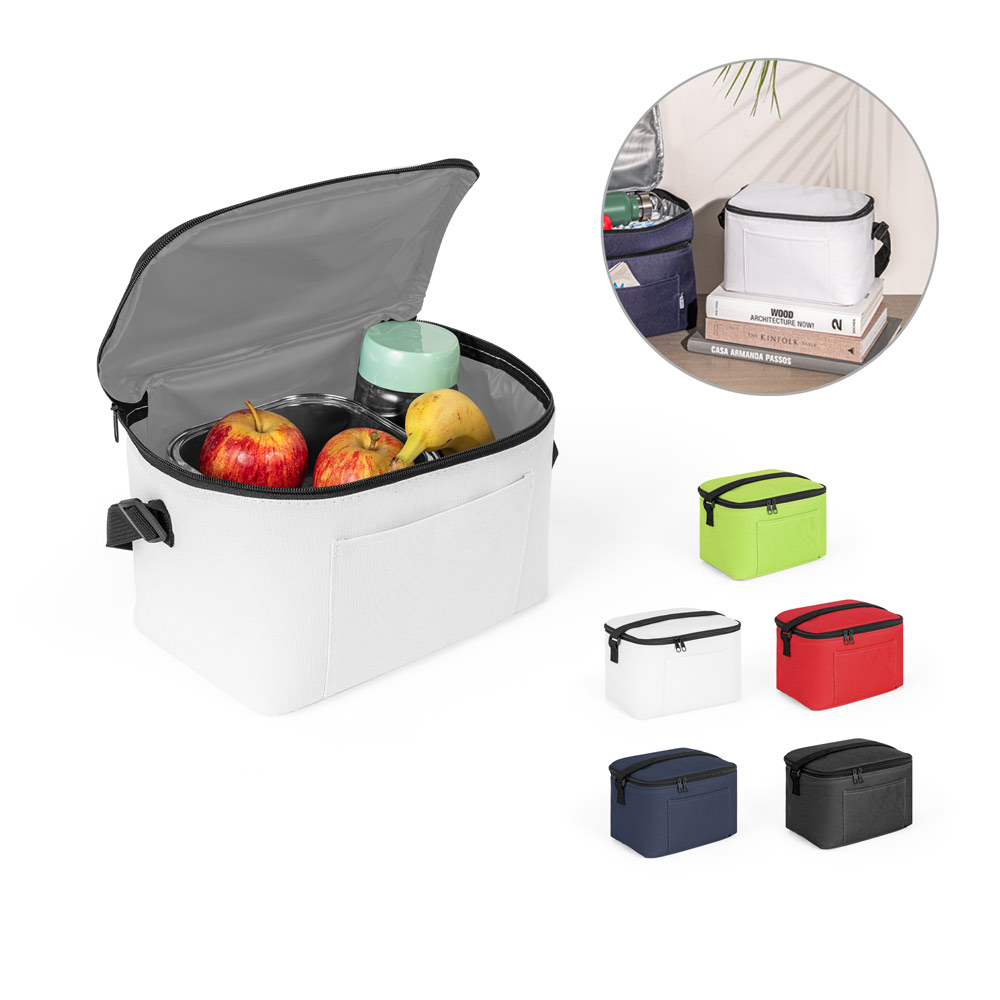 CANCUN. Borsa termica in 600D con interno in PEVA 6 L