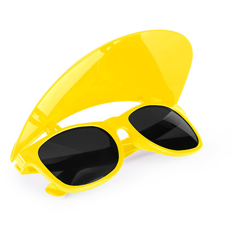 Occhiali da sole da spiaggia con protezione UV400 e visiera dello stesso colore - Carbonara al Ticino