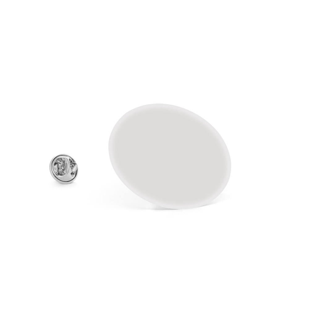 Badge flessibile resinato rotondo Doming 2 personalizzato, 20 mm
