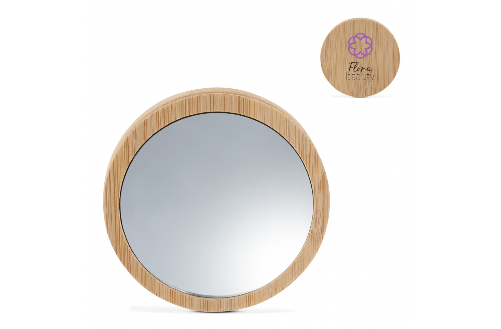 Specchietto da Tasca in Bamboo - Sant'Agata de' Goti