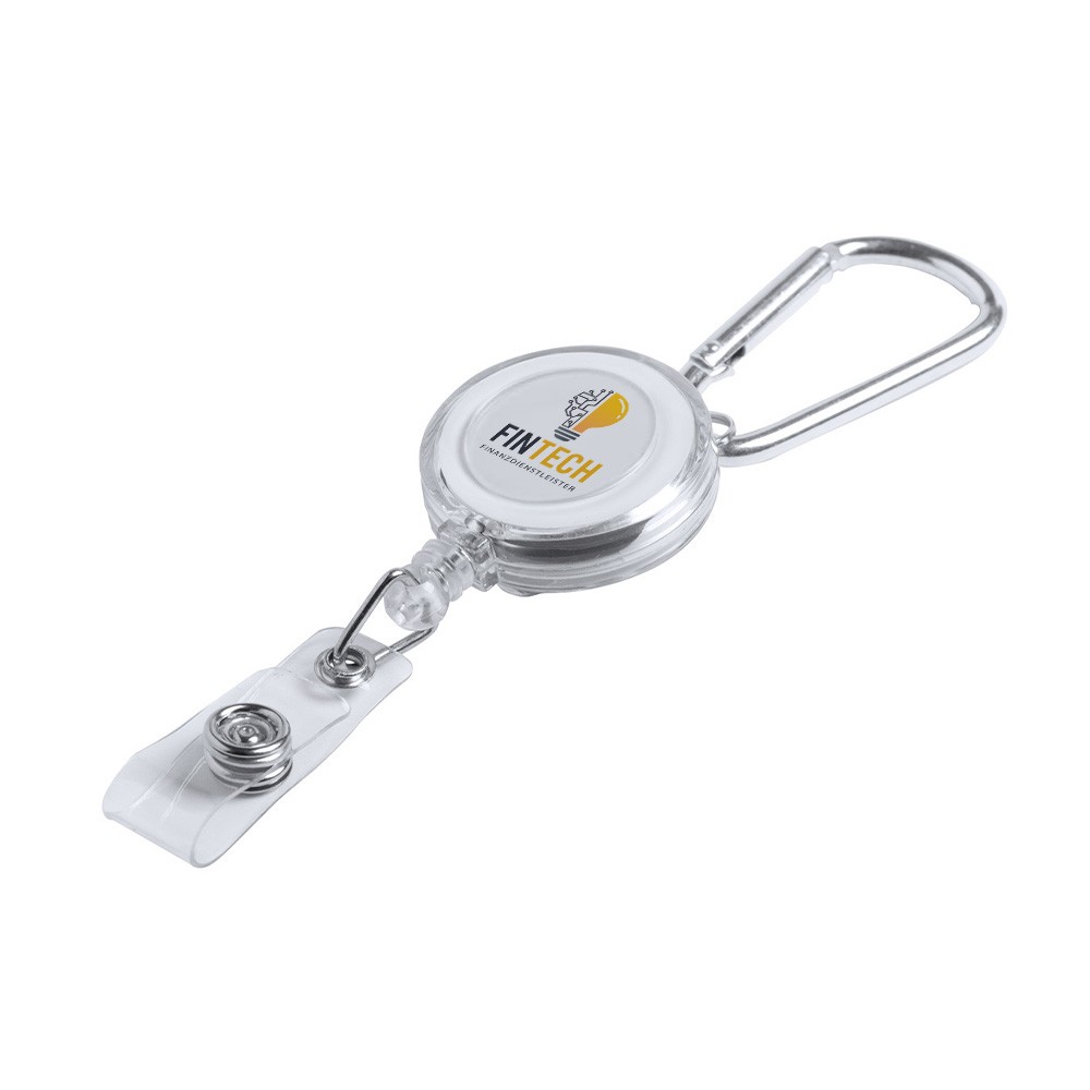 Porta ID con moschettone retrattile - Caiolo