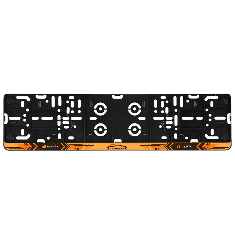 Portatarga personalizzato per auto in Francia e Belgio - CAR03