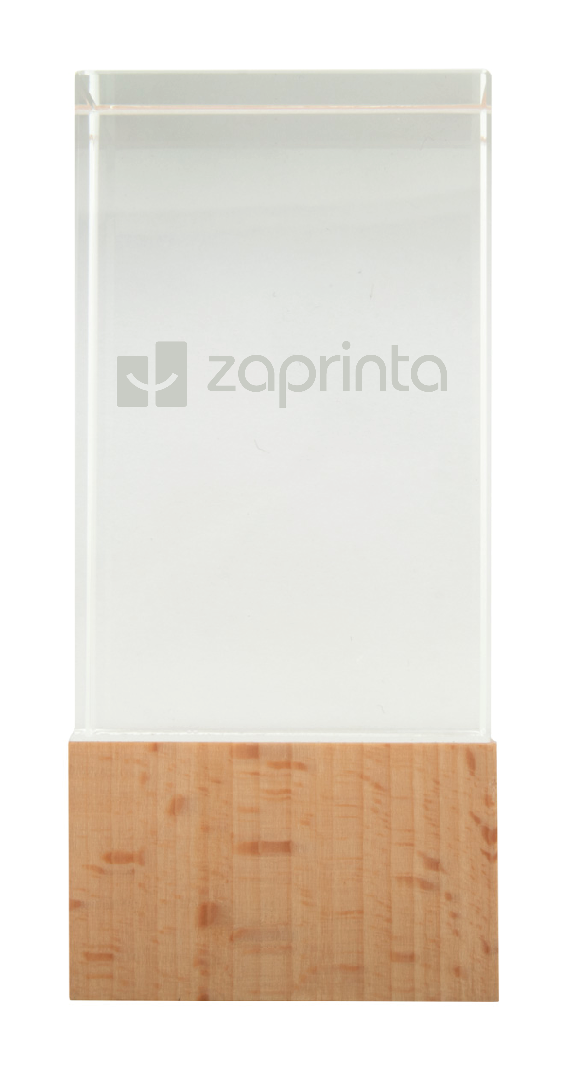 Trofeo di Vetro con Base in Faggio - Buggiano