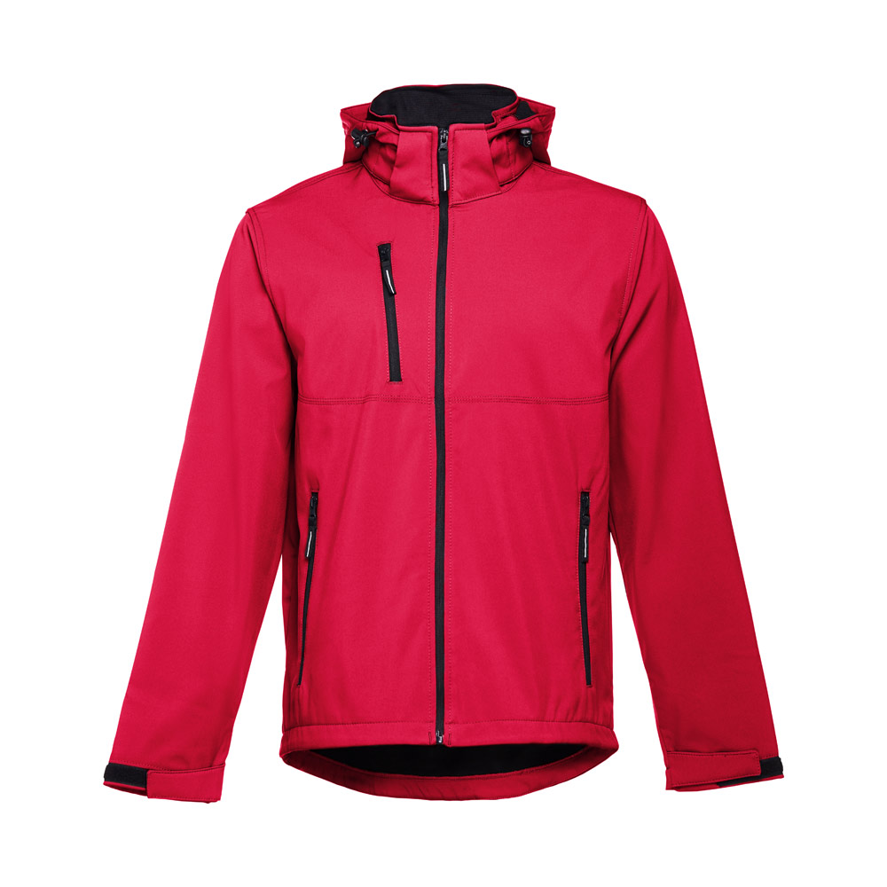 THC ZAGREB II. Giacca softshell da uomo in poliestere ed elastan