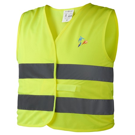 Gilet di sicurezza fosforescente