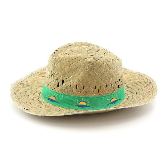 Cappello di paglia naturale verdastro - Valdidentro