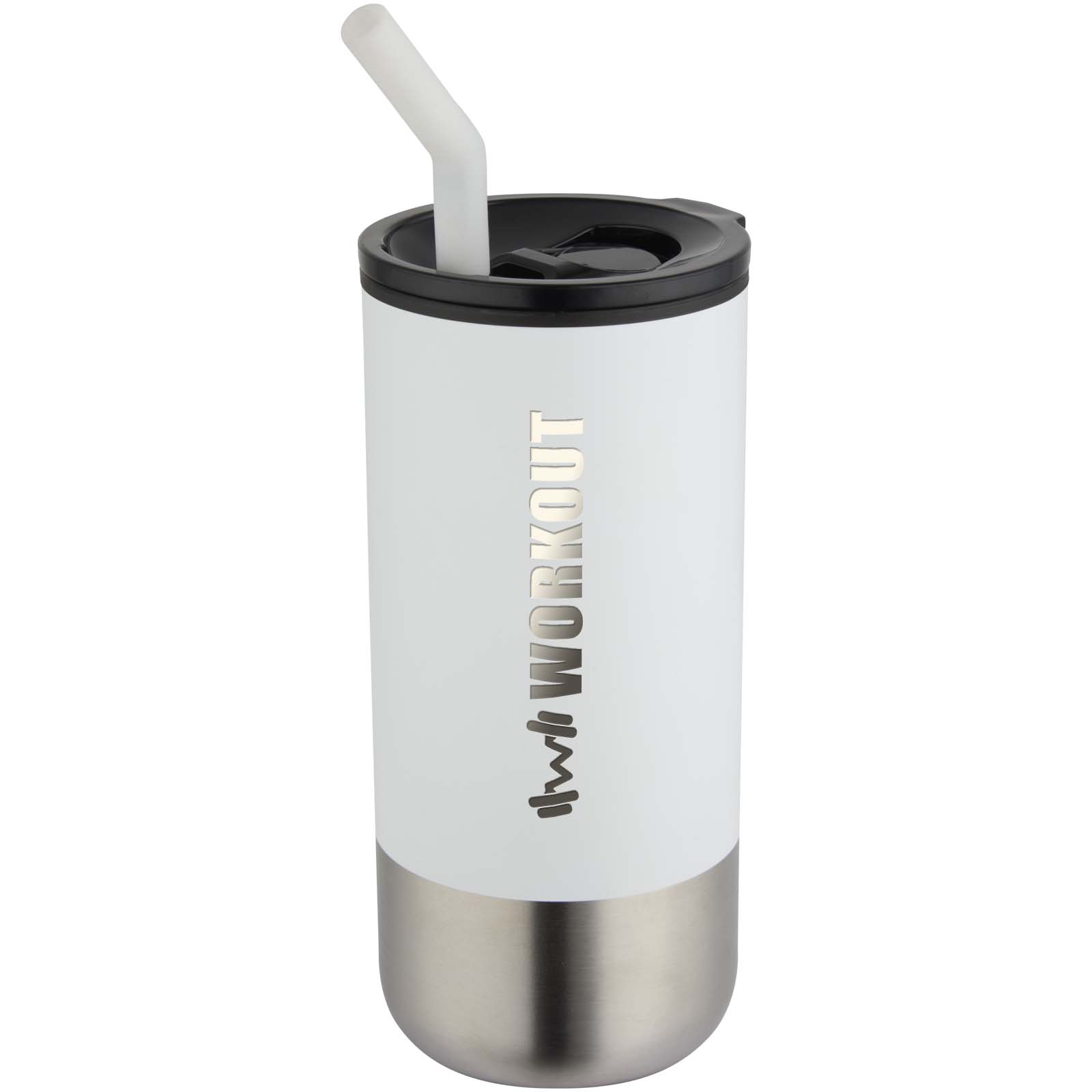 TermoEco 480 ml - Tazza Isolante in Acciaio Riciclato con Canuccia - Bagnone
