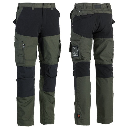 Pantaloni da lavoro multi-tasca con parti elasticizzate - Castello di Brianza