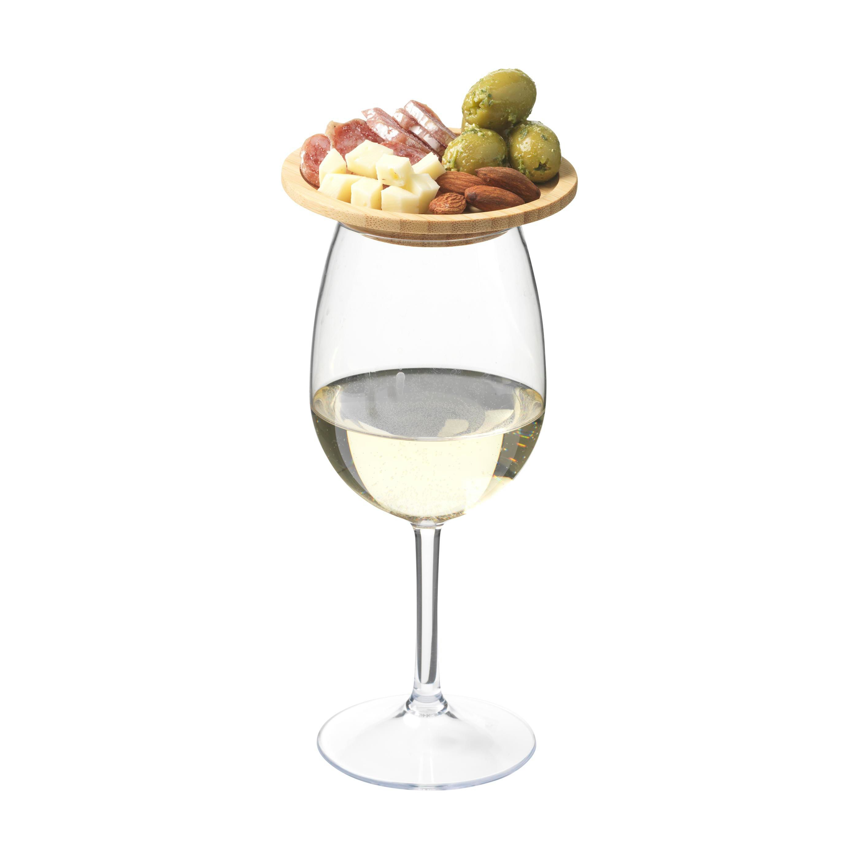Coperchio di Bambù per Bicchiere da Vino Elegante - Persico Dosimo