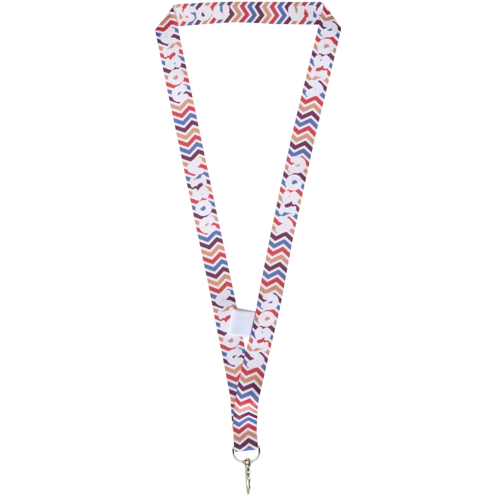 Lanyard Neve personalizzato con stampa a sublimazione e passante, made in Europe