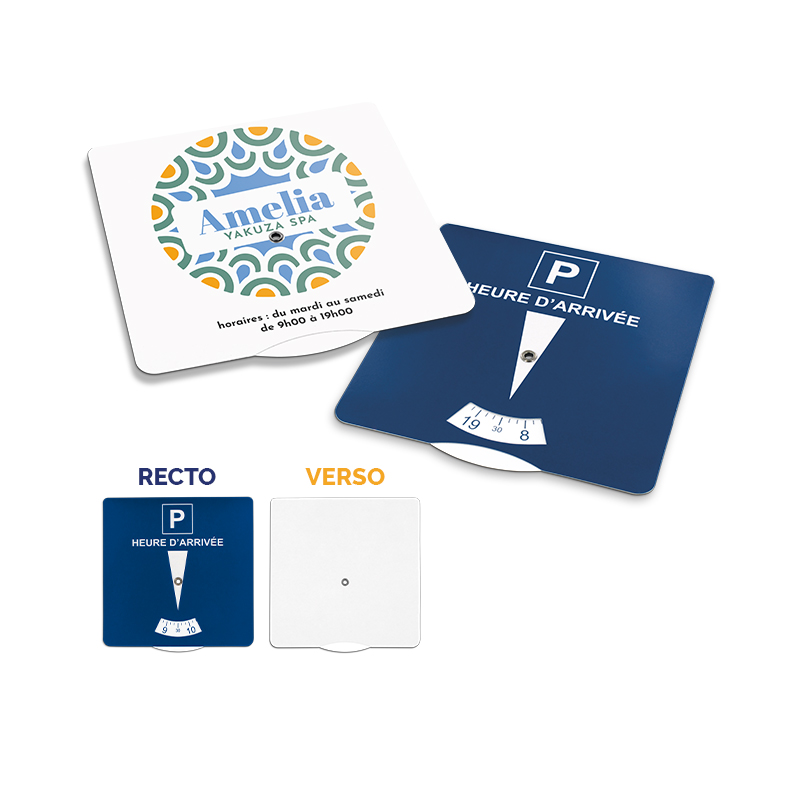 Disco Orario in Cartone - Vernio stampato con logo