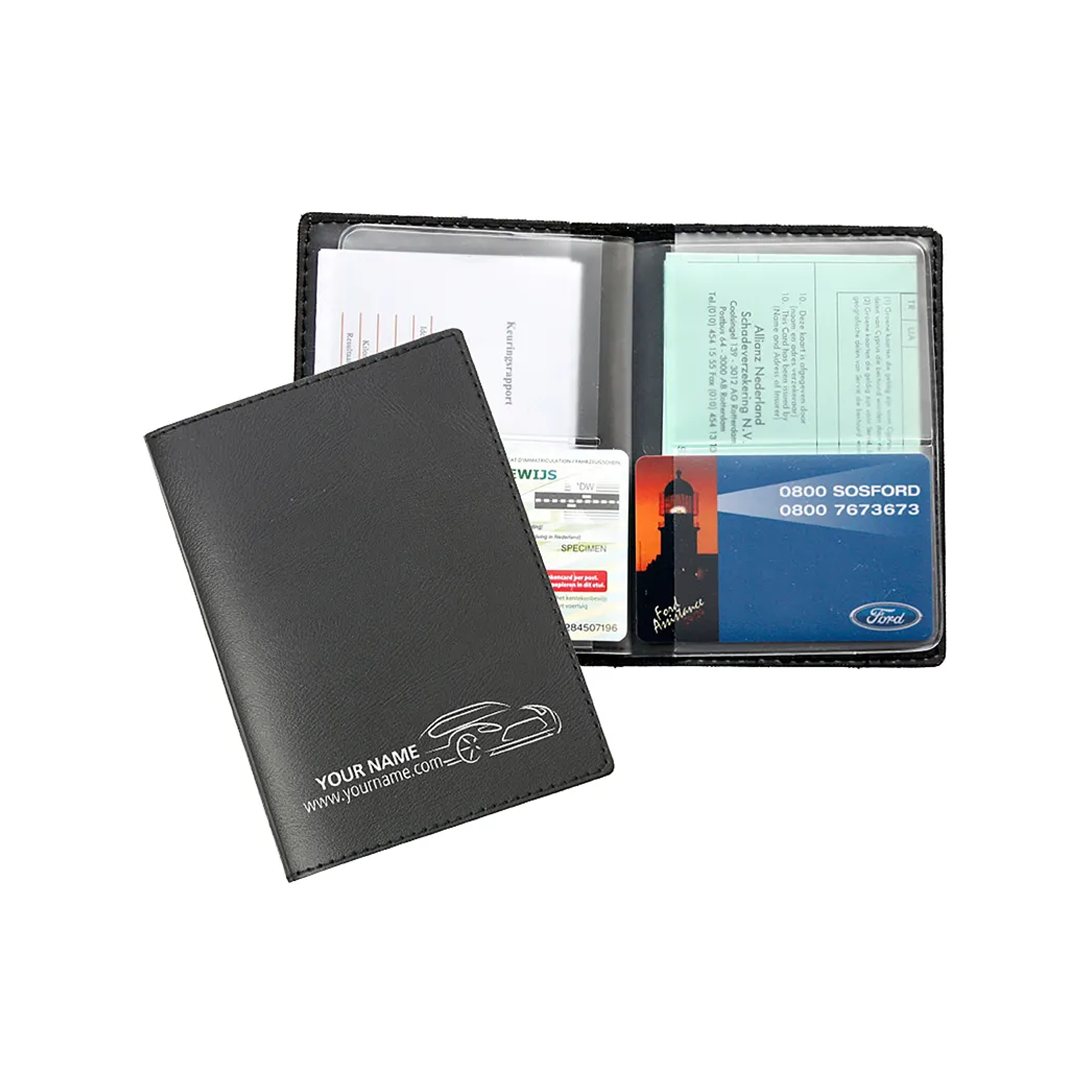 Porta Targa Tascabile Elegante - Subbiano