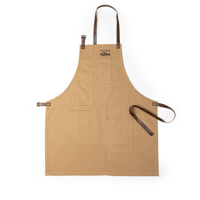 Grembiule da barbecue ricamato in 100% cotone 340 g/m² 68x80cm - Imala