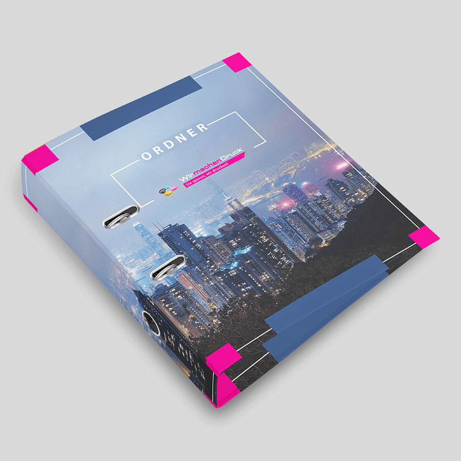 Quattro-colore Raccoglitore ad Anelli - Somma Lombardo stampato con logo