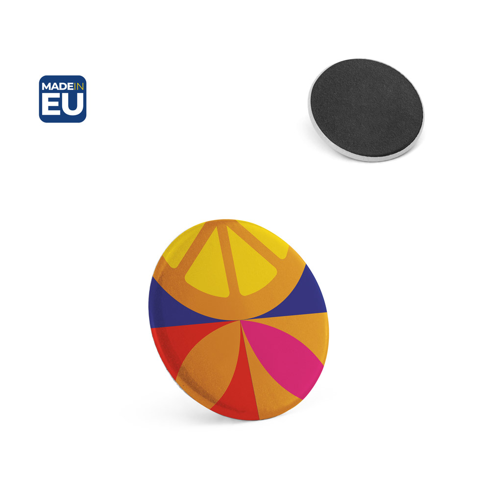 Spilla Button P'IN 4 magnetica personalizzata, ø38 mm