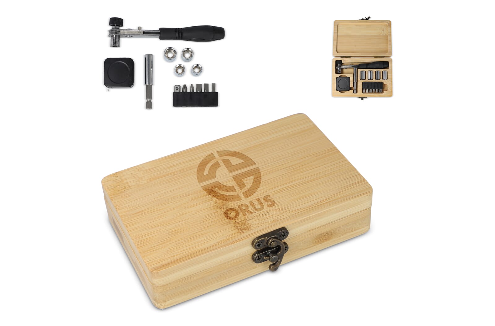 Set di Attrezzi in Scatola di Bambù FSC - Capoliveri