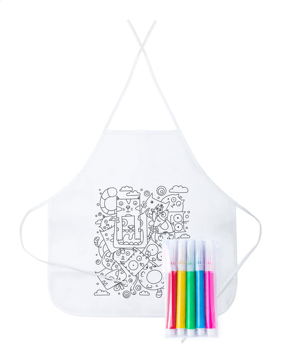 Apron di Colore per Bambini - Cuggiono stampato con logo