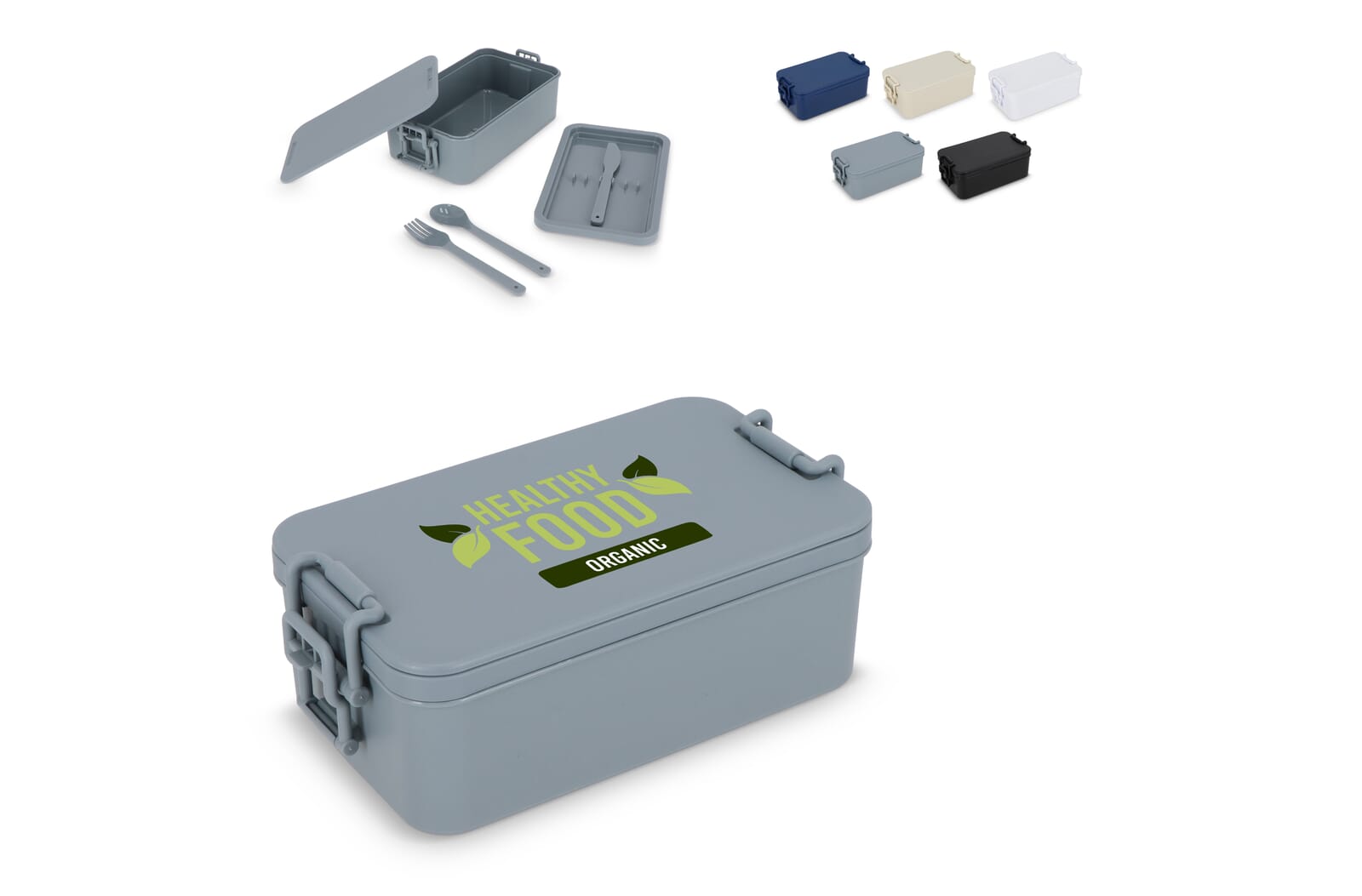 Lunch Box a Doppio Strato con Posate - Livraga