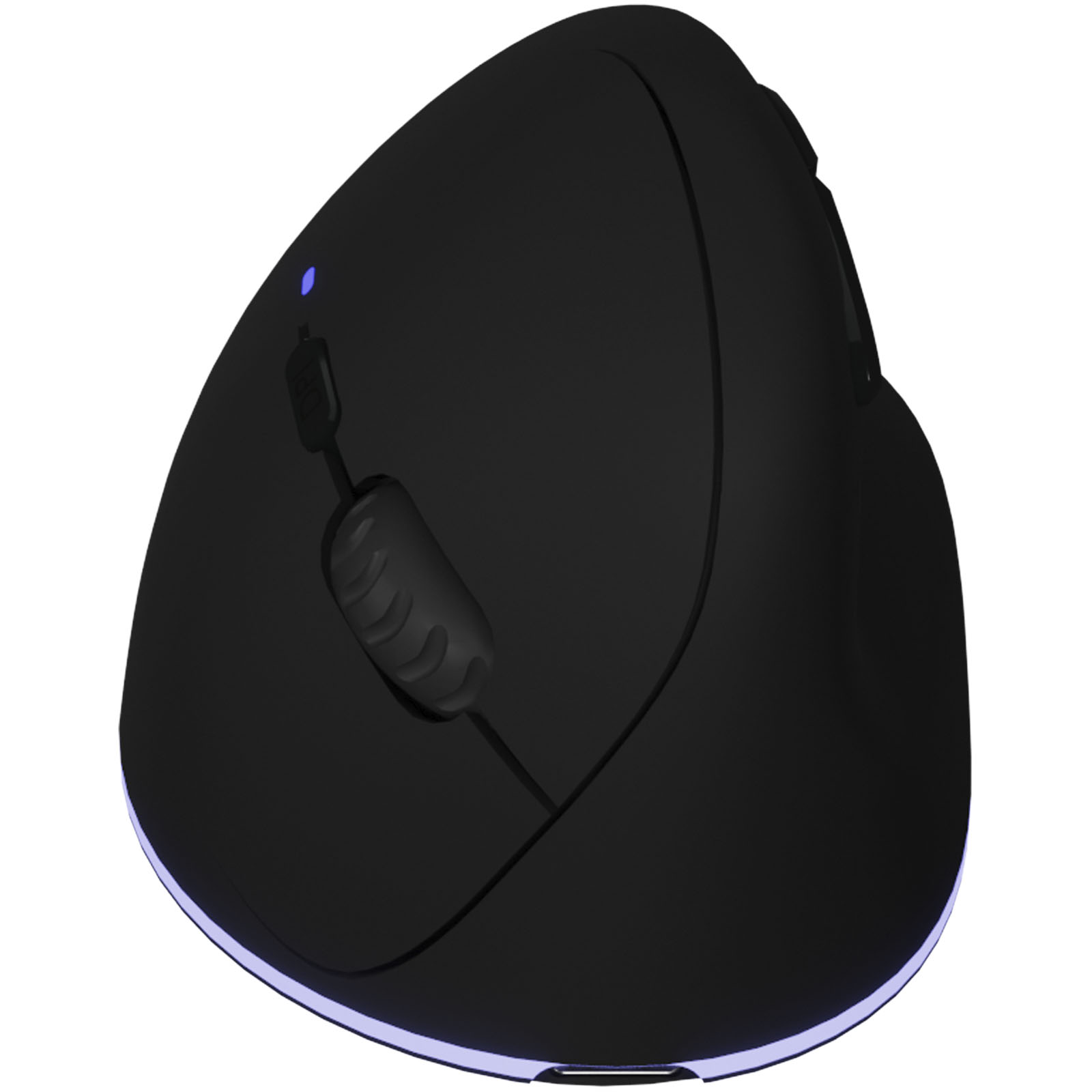 Mouse wireless antibatterico ricaricabile con logo luminoso - Cambiago