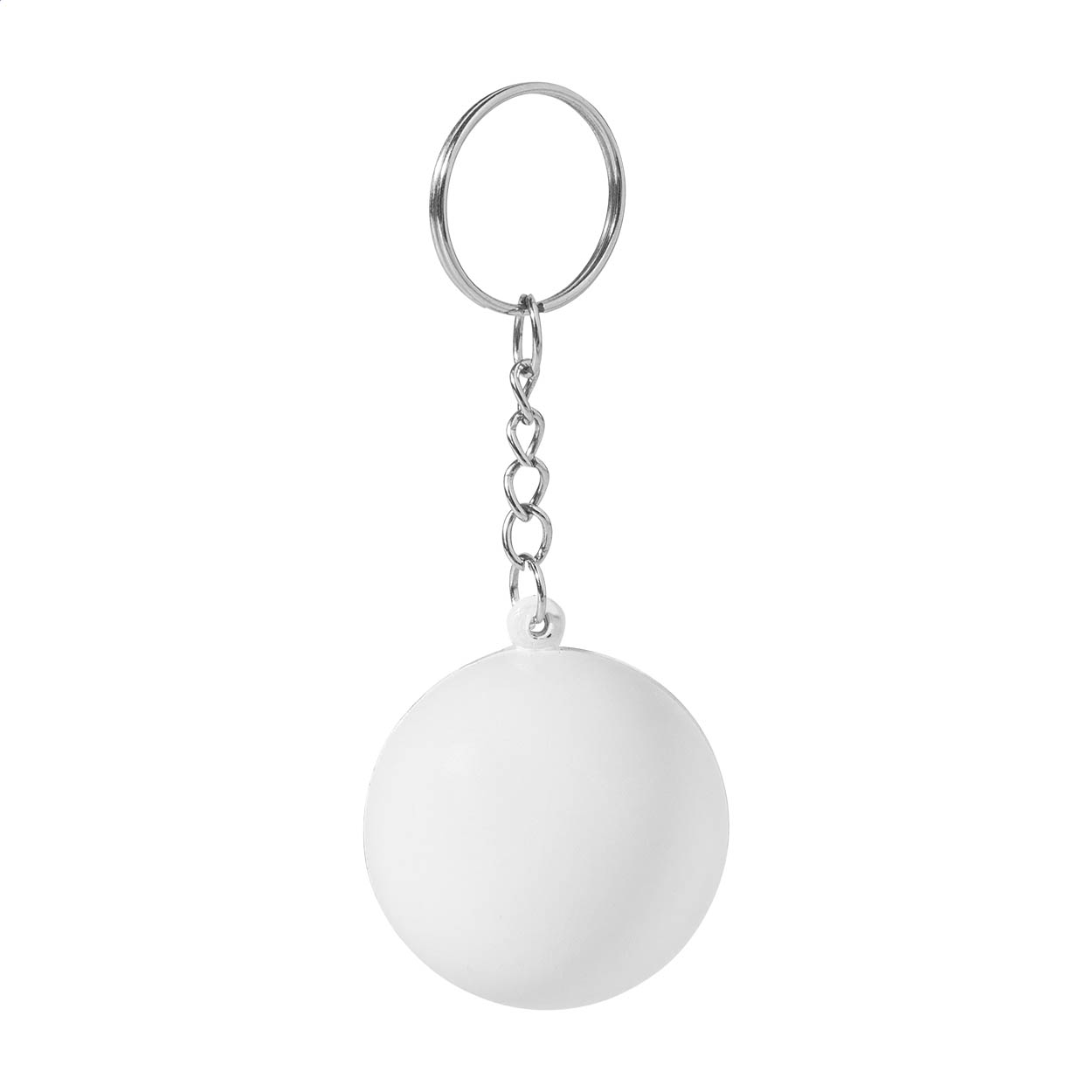 Portachiavi antistress Relixa Fob con pallina in schiuma PU e logo stampato con logo