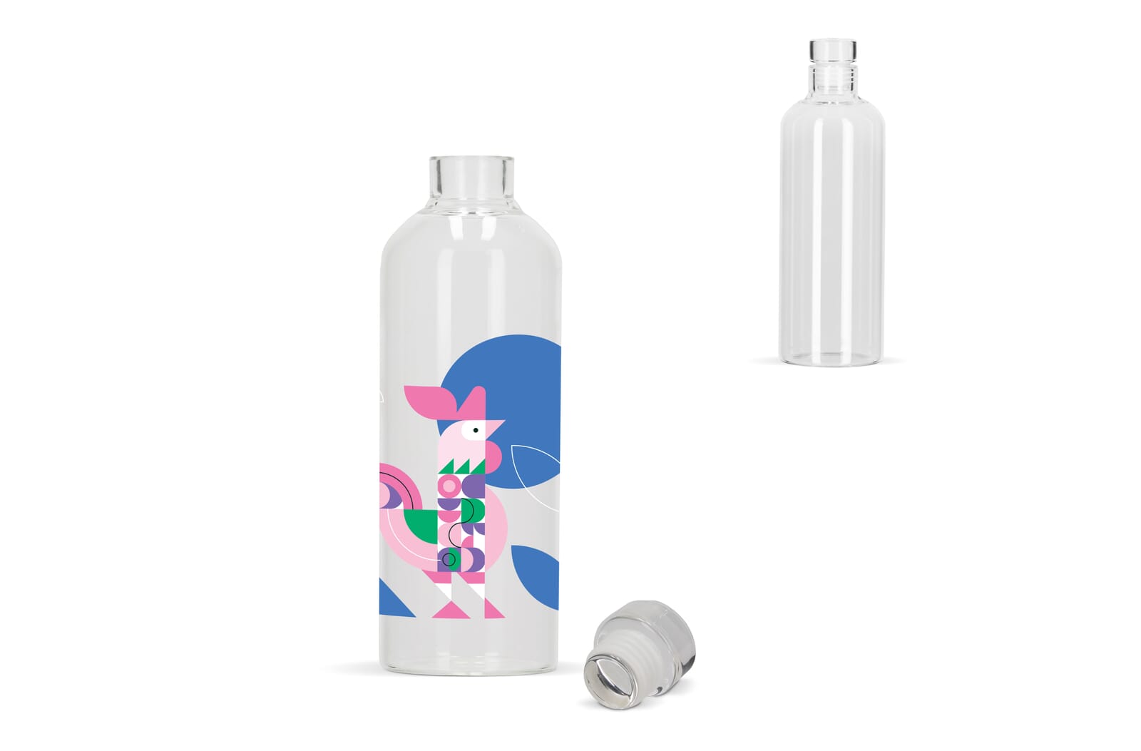 Bottiglia di vetro elegante 750 ml - Rezzato