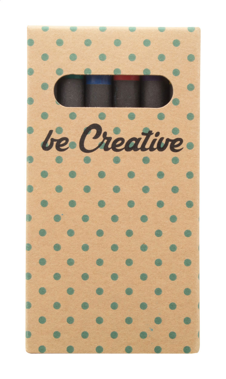 Set di pastelli eco-friendly in carta kraft - Mese