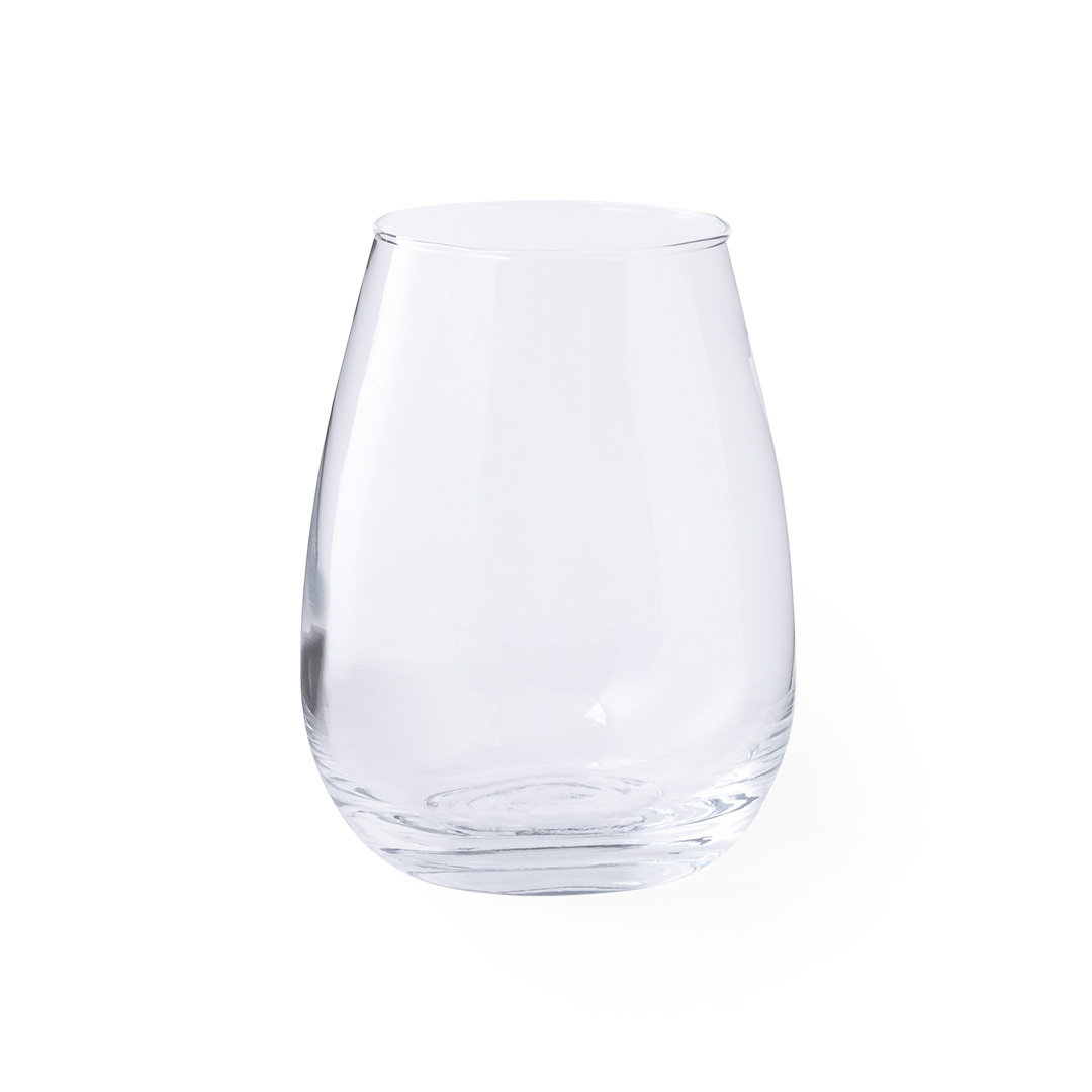 Bicchiere di Vetro da 500ml dal Design Curvo - Miradolo Terme