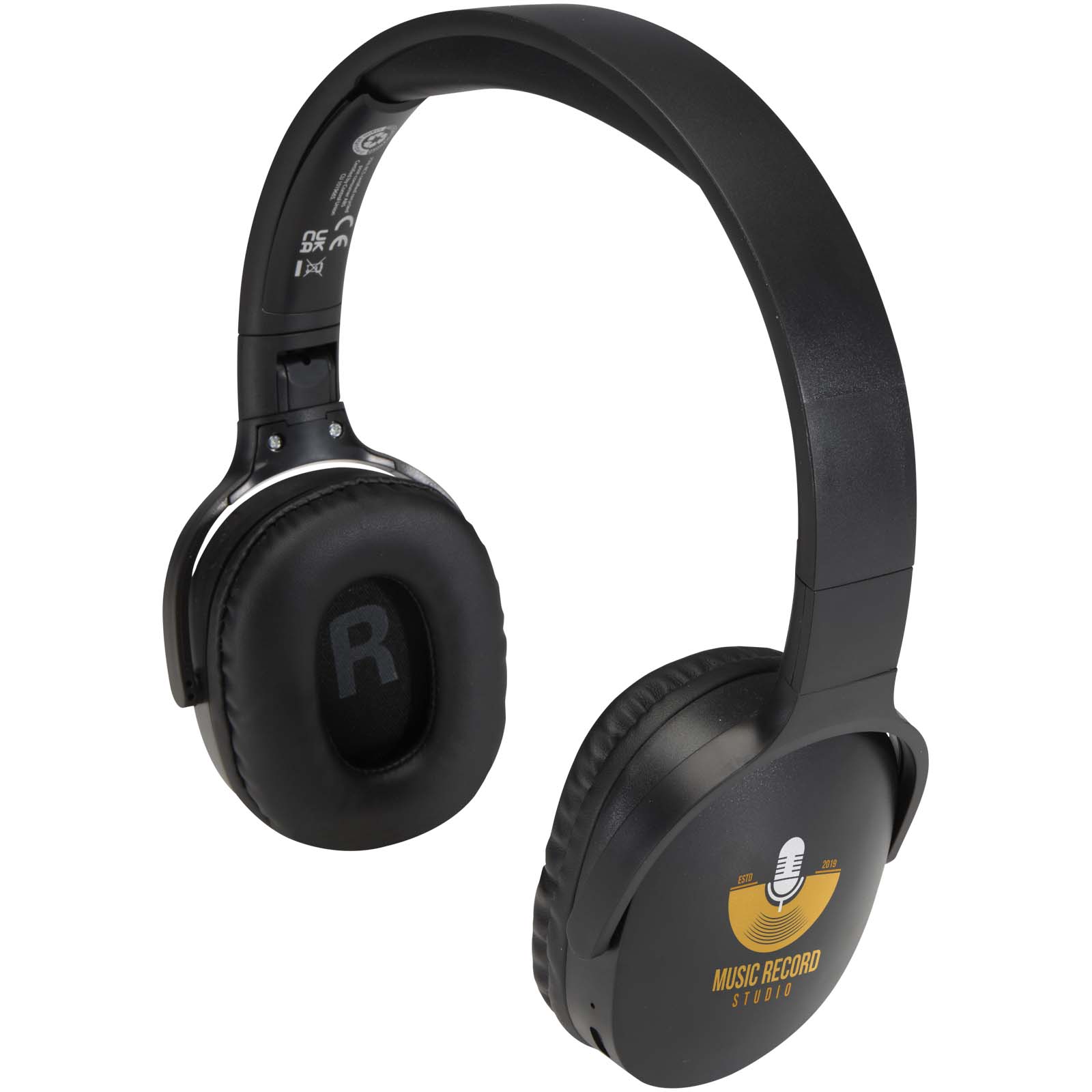 Cuffie Bluetooth® over-ear senza fili in plastica riciclata