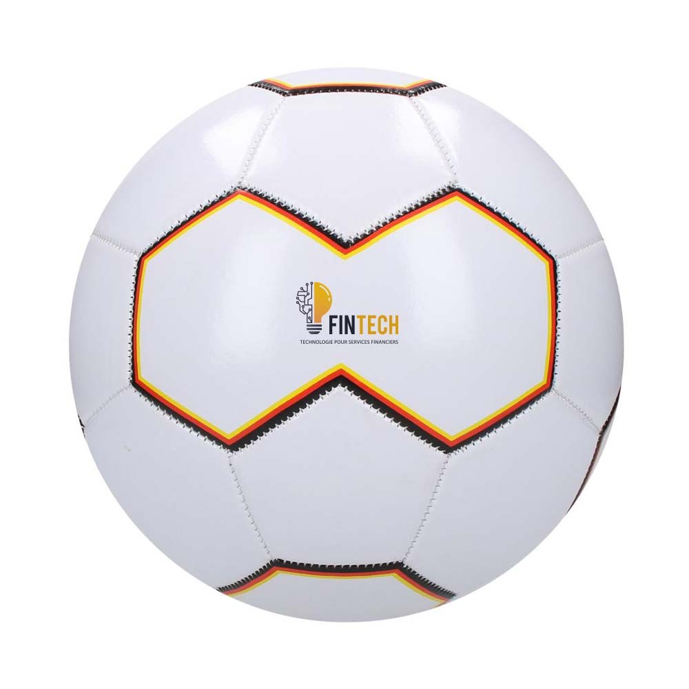 Pallone da calcio tedesco a colori cucito a macchina taglia 5 - Spirano