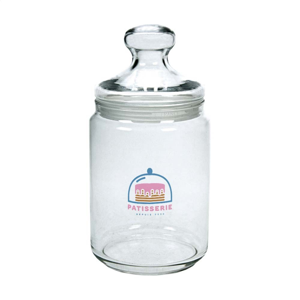 Vaso di caramelle in vetro con coperchio 1000ml - Fragneto Monforte