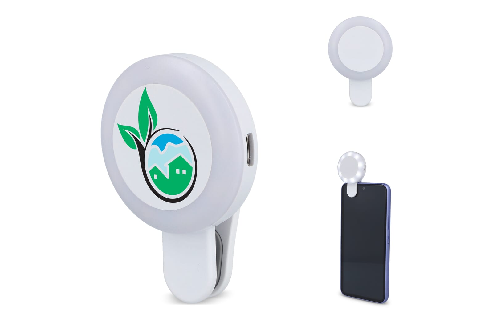 Luce Selfie Portatile Universale con 3 Livelli di Luminosità - Vedeseta