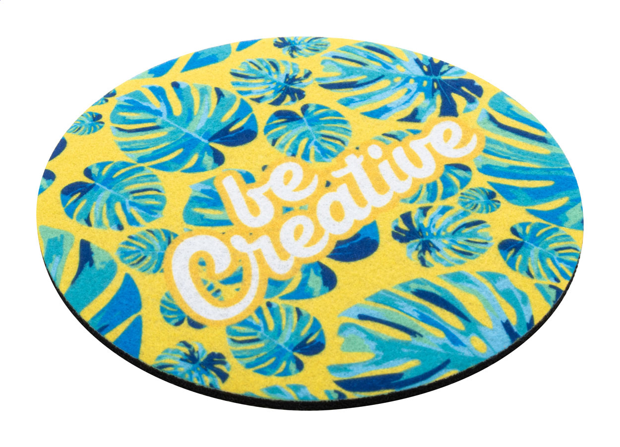 Sottobicchiere in feltro RPET Creafelt Quadrato - Landriano