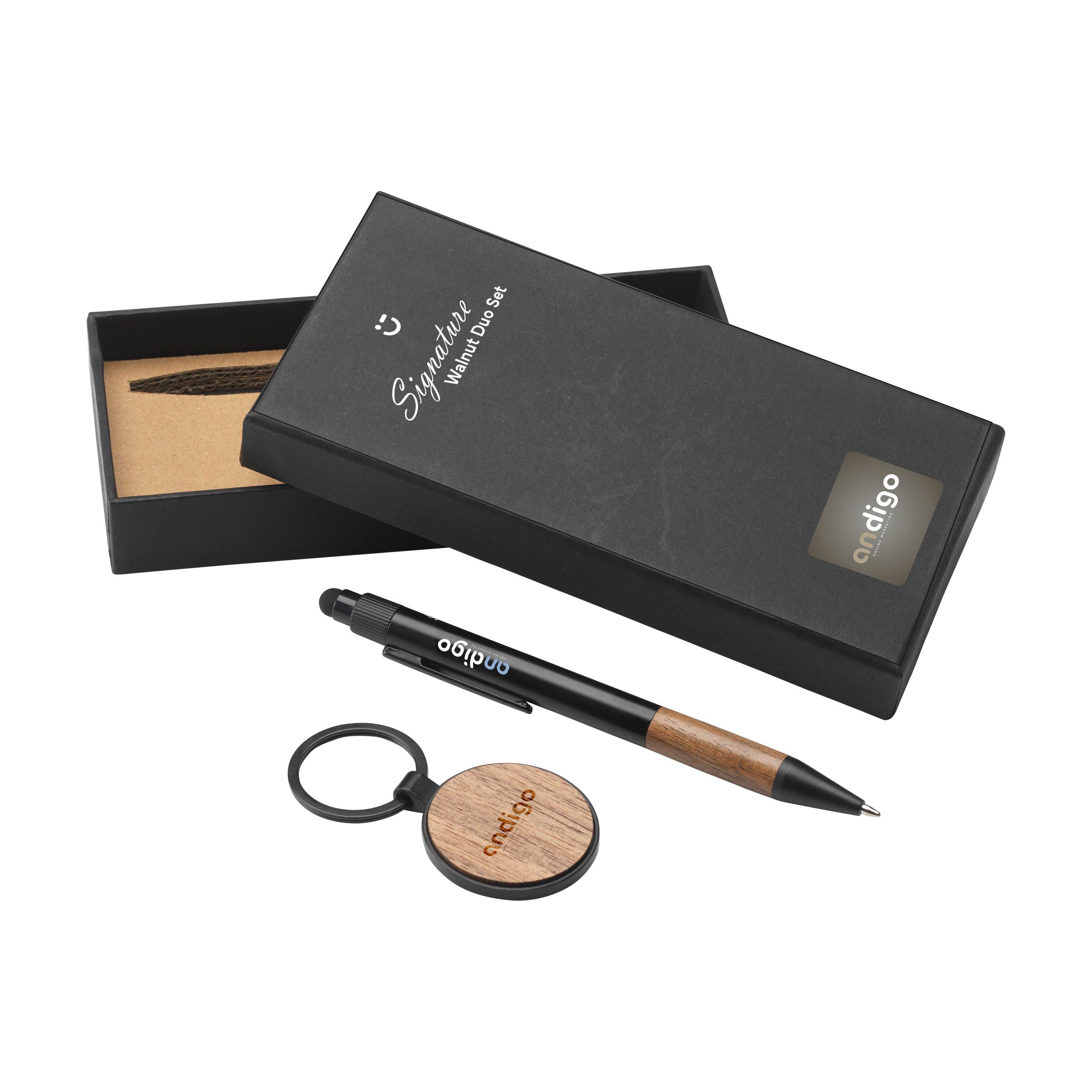 Set Eleganza Noce - Montano Lucino stampato con logo