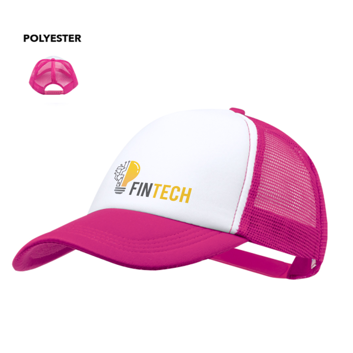Cappello da camionista a 5 pannelli in poliestere - Bientina