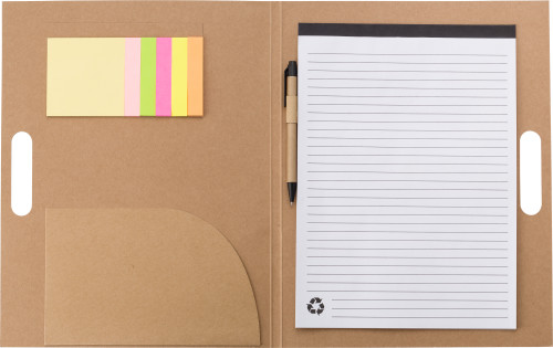 Blocco note FSC con post-it e portapenna - Sorana